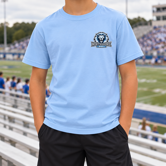 Northshore Rec Lions Youth Tee - Left-Chest Logo