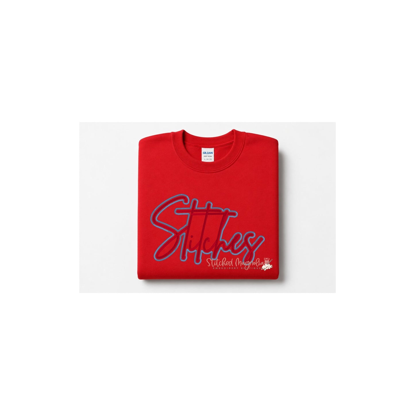 Embroidered Baseball Sweatshirt