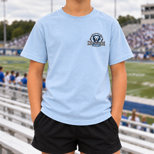 Northshore Rec Lions Youth Tee - Left-Chest Logo