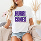 Hurricanes Spirit T-Shirt - Distressed HURRI CANES Design