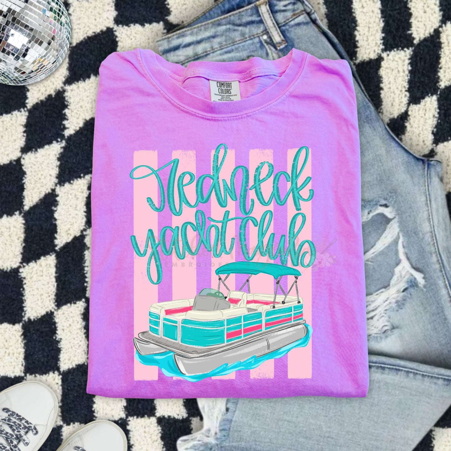 Redneck Yacht Club Comfort Colors Graphic Tee