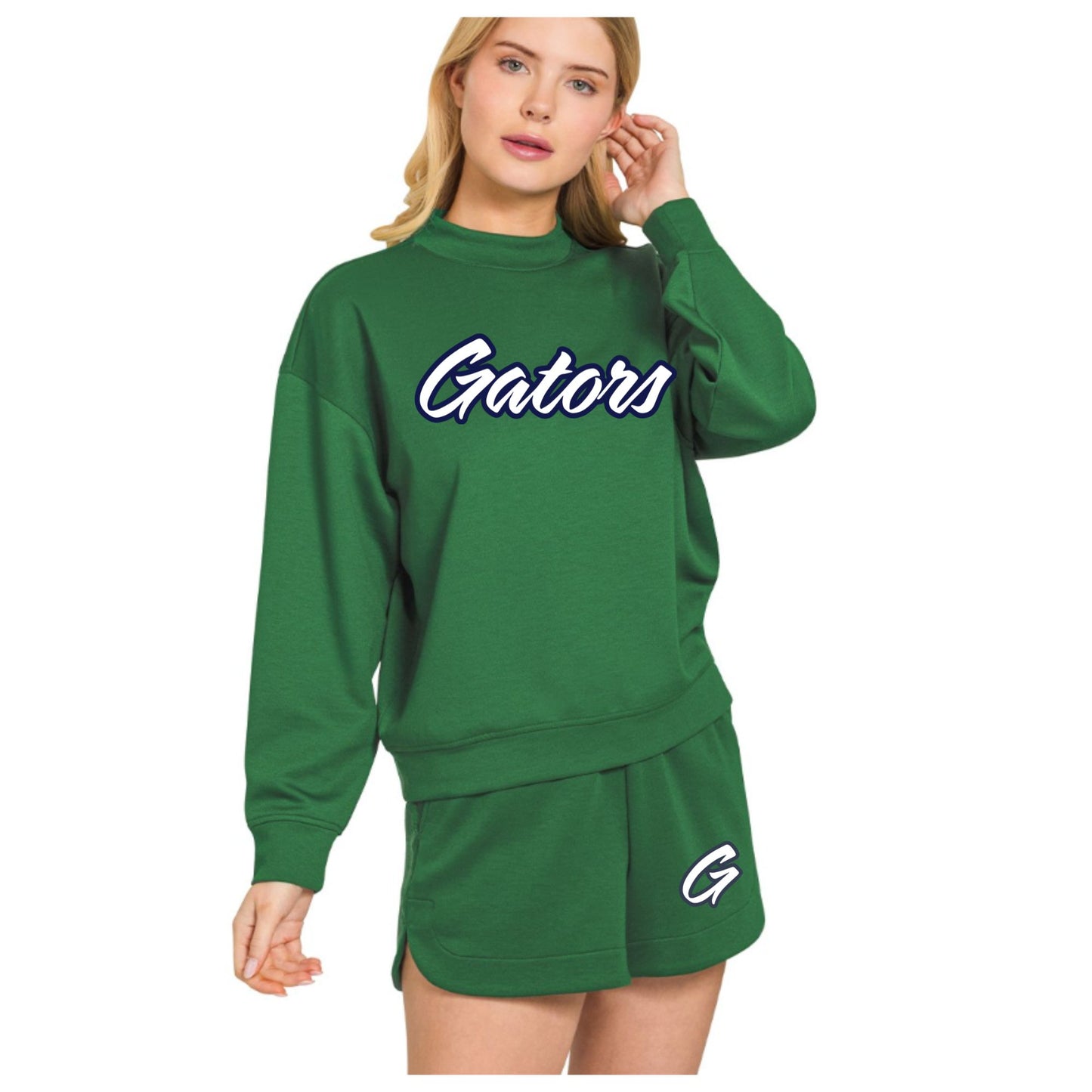 Gators Scuba Pullover & Shorts Set - Gameday Apparel | Stitched Magnolia