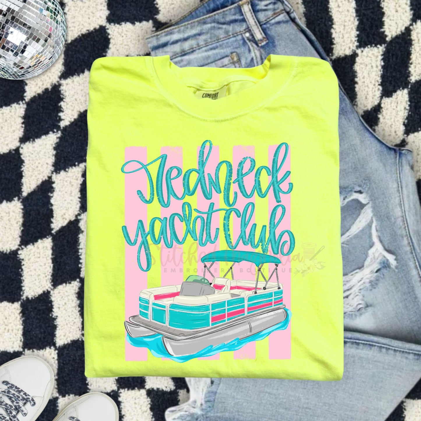 Redneck Yacht Club Comfort Colors Graphic Tee