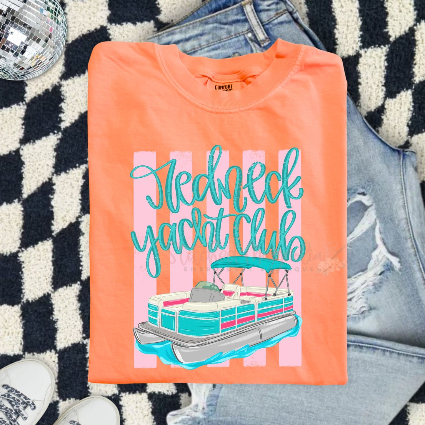 Redneck Yacht Club Comfort Colors Graphic Tee