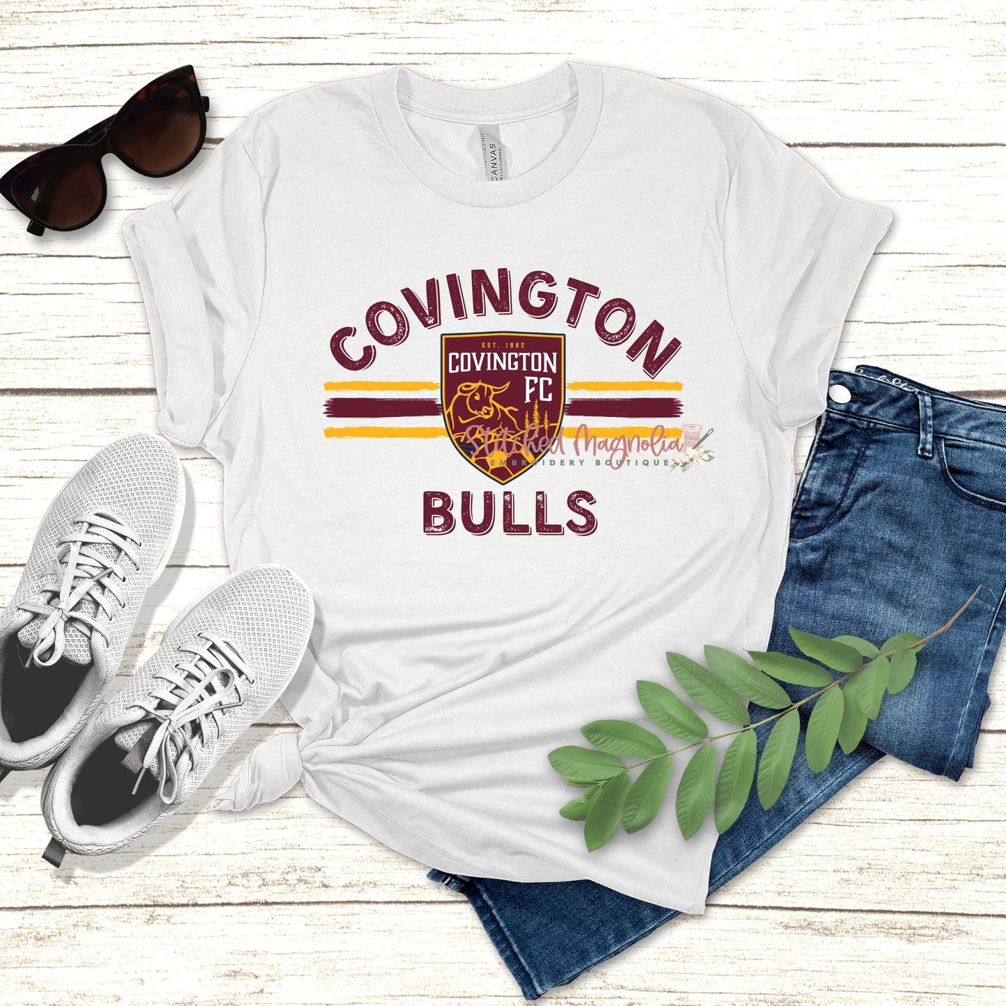 CYSA | Covington FC Bulls Boxy Tee | Covington FC Bulls Unisex Tee