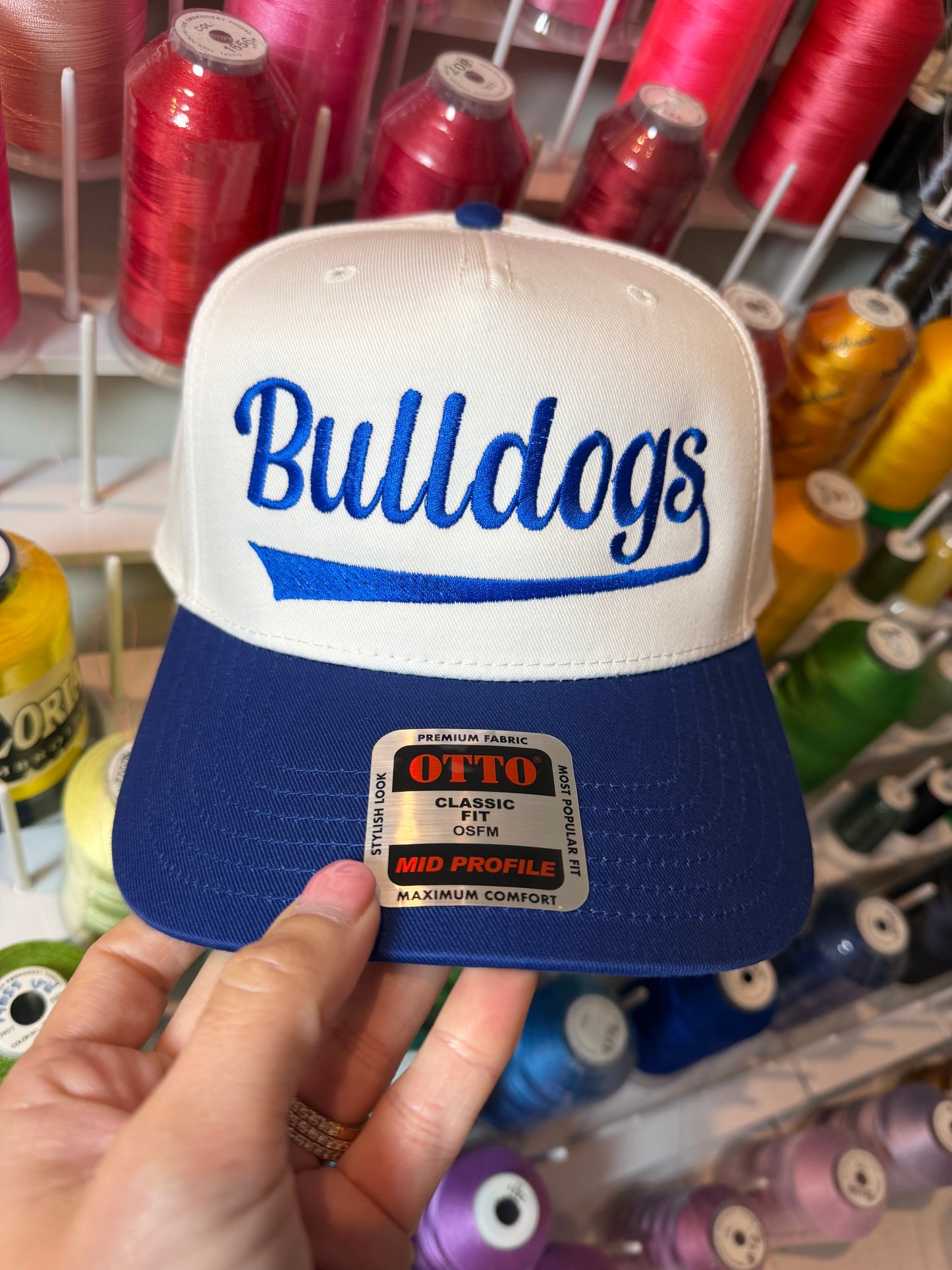 Bulldogs Embroidery Snapback Hat | Fontainebleau High School