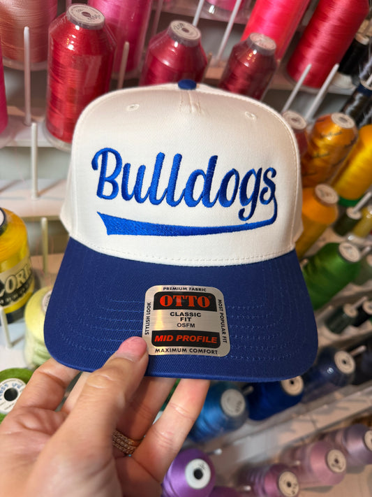 Bulldogs Embroidery Snapback Hat | Fontainebleau High School