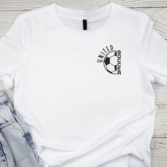 United Soccer Pocket Design - Unisex Tee