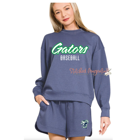Gators Scuba Pullover & Shorts Set - Gameday Apparel | Stitched Magnolia