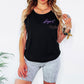 Lega-C Baseball Tank in black with embroidered logo