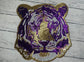 10" Tiger Face Sequin Patch