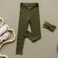 Ribbed Bamboo Leggings for Kids - Multiple Colors