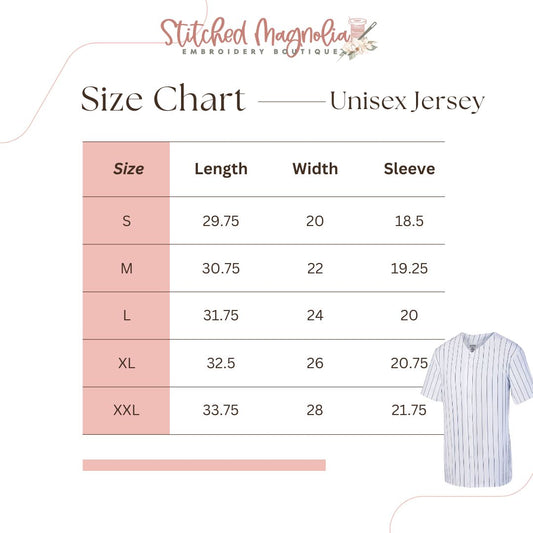 Lega-C Baseball Personalized Pinstripe Jersey – White