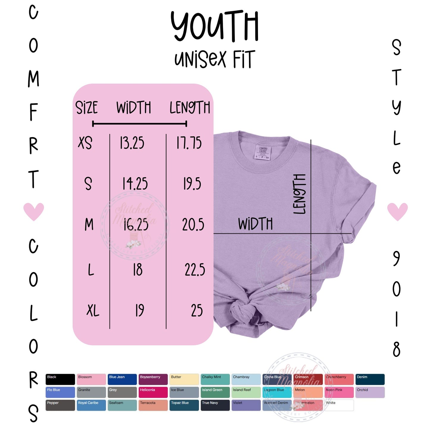 Northshore Rec Lions Youth Tee - Left-Chest Logo