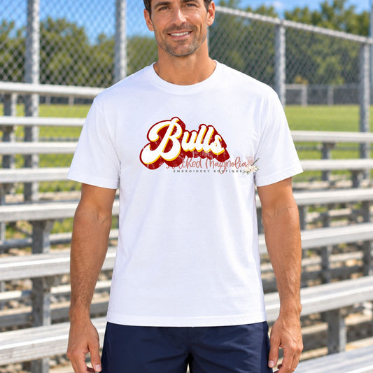 CYSA Bulls Soccer Vintage Script Tee