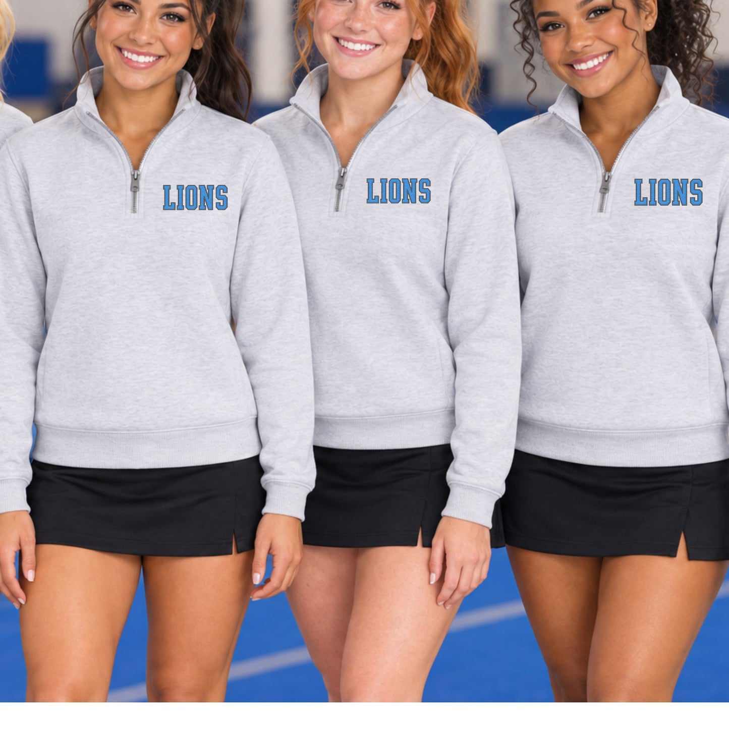 Custom Embroidered Quarter Zip Pullover