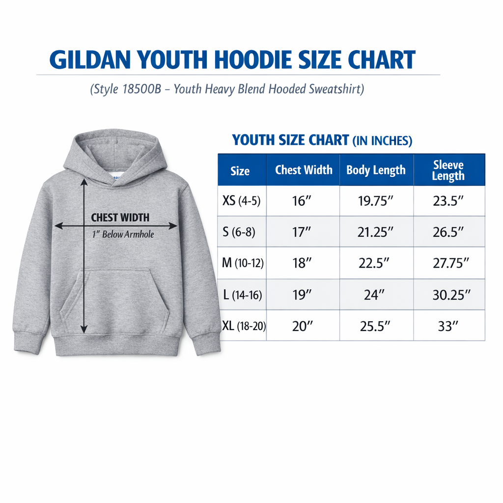 Youth United Custom Hoodie Sweatshirt