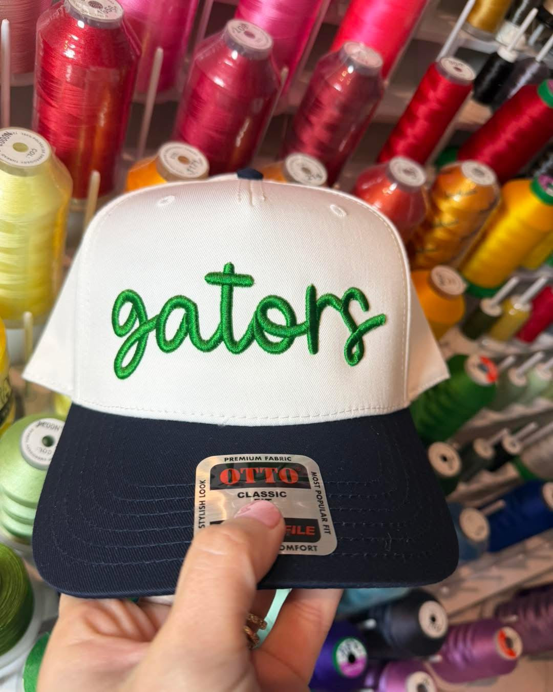 Custom Puff Embroidery Mid Profile Snapback Baseball Hat | Team Mascot Spirit Cap with Number Add-On