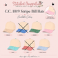 It's Almost As Hot As My Husband Out Here – Stripe Bill Hat (Puff Edition)