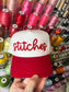 Stitches Puff Embroidered Baseball Hat