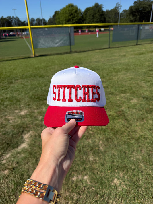 STITCHES Puff Embroidered Baseball Hat