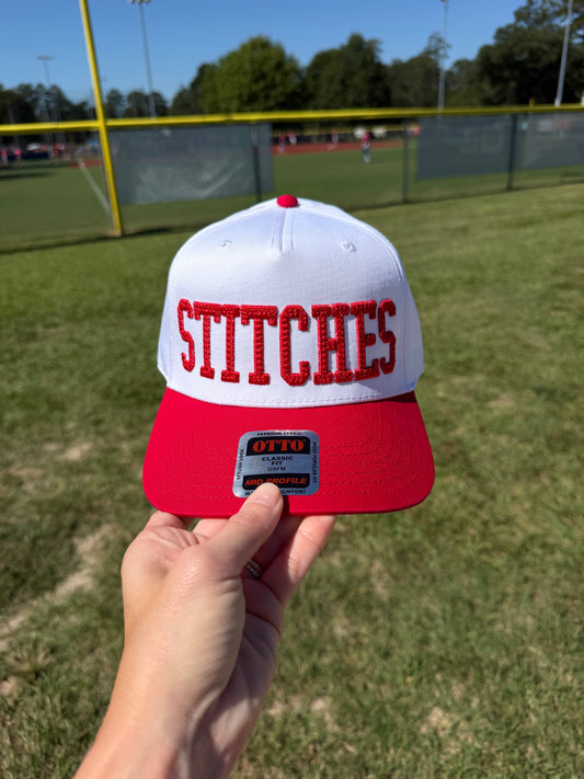 STITCHES Puff Embroidered Baseball Hat