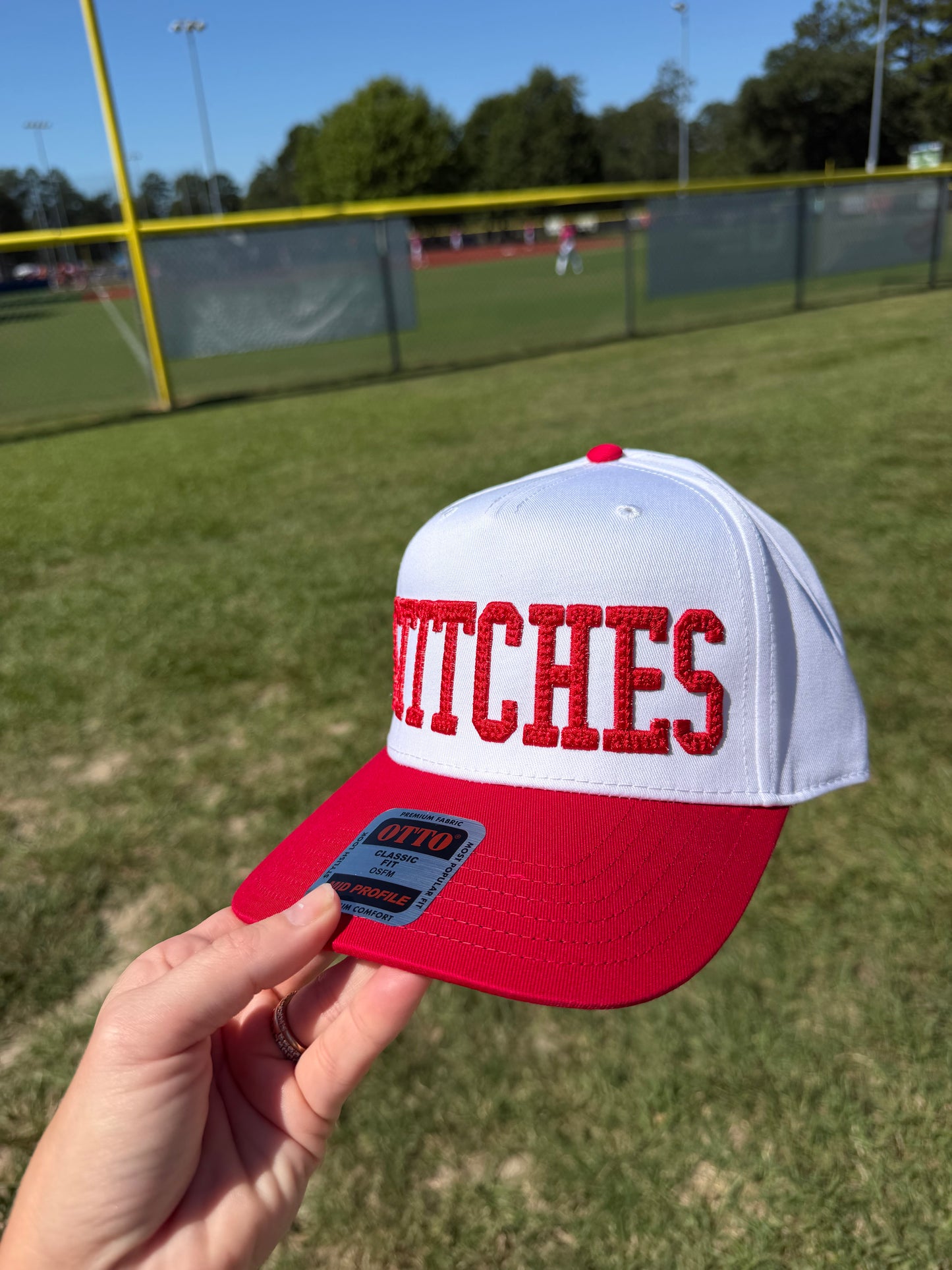 STITCHES Puff Embroidered Baseball Hat