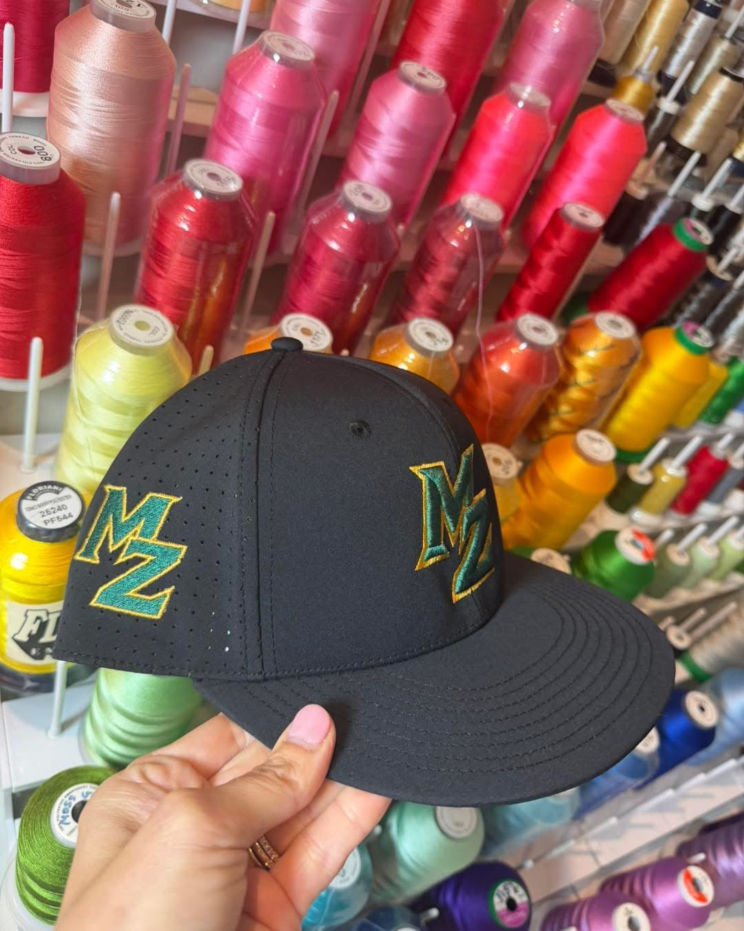 MZ Zephyrs Baseball Puff Embroidered Hat