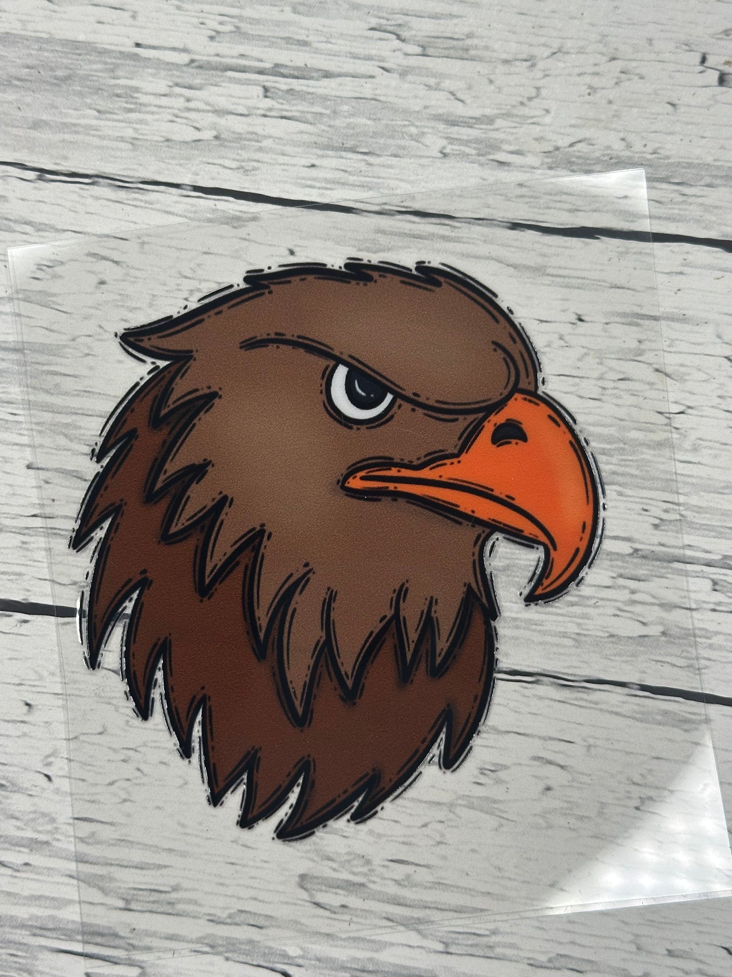 Hannan School Hawk - 4x4 UV DTF Transfer