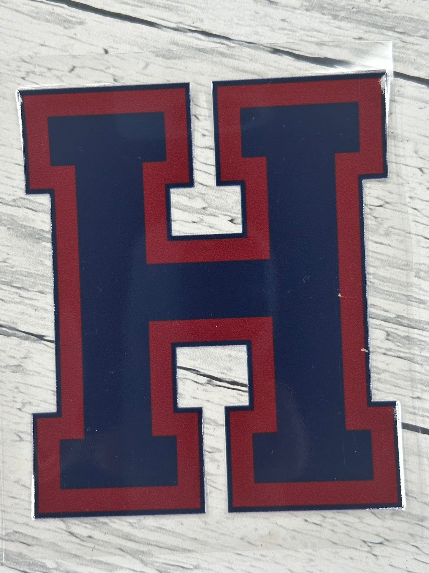 UV DTF Transfer - Varsity Letter Design - Decal