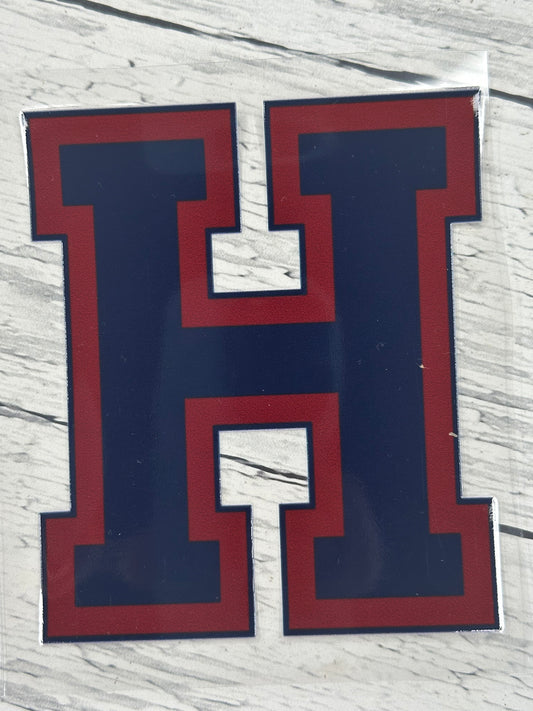 UV DTF Transfer - Varsity Letter Design - Decal