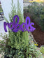 Rebels Sequin Patch – Purple Script