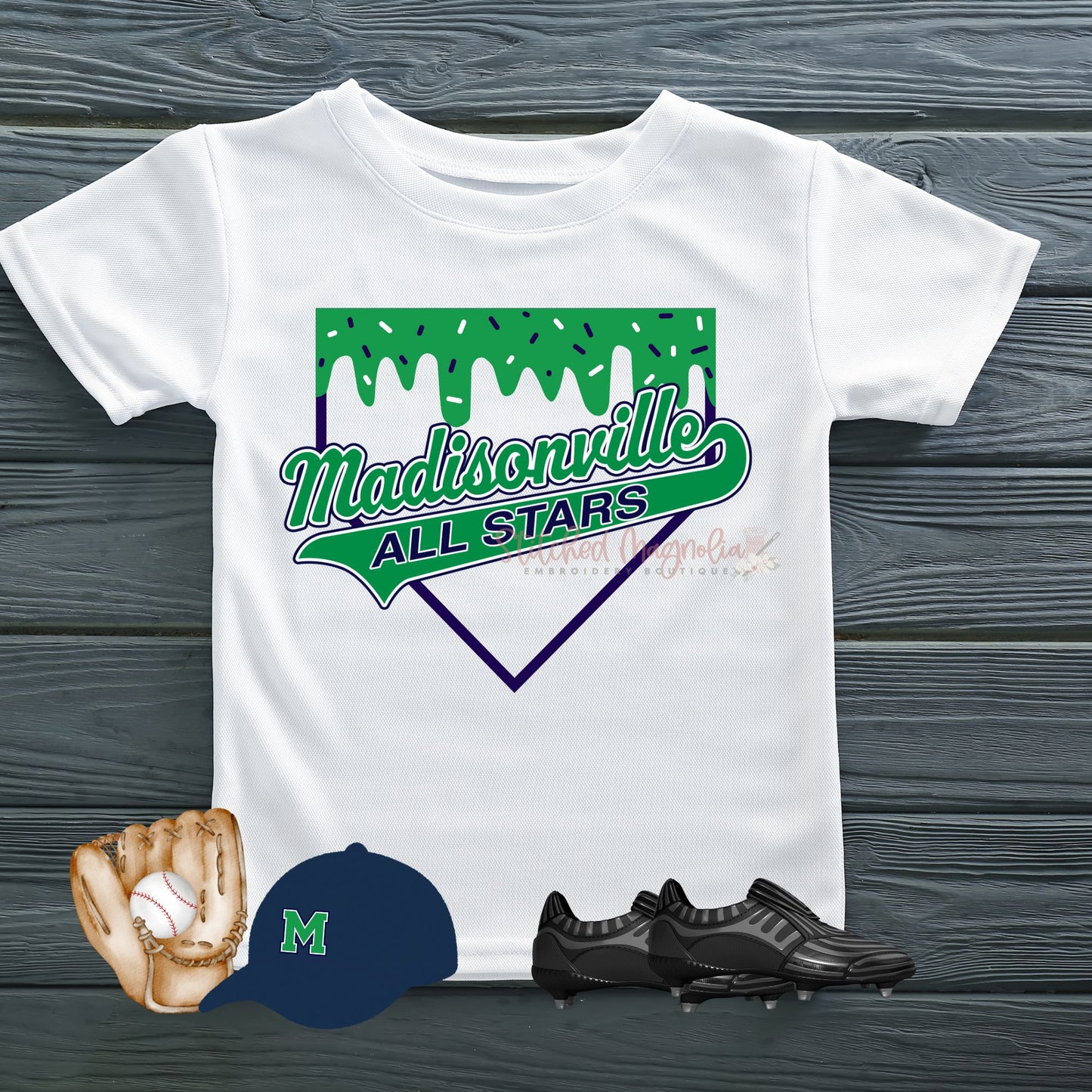 Madisonville All Star LOGO Drip Shirt | Dri Fit Tee