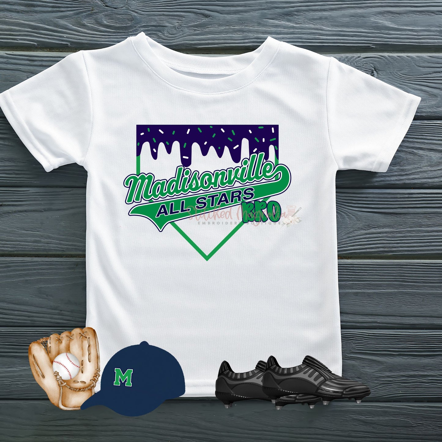 Madisonville All Star LOGO BRO Drip Shirt | Dri Fit Tee