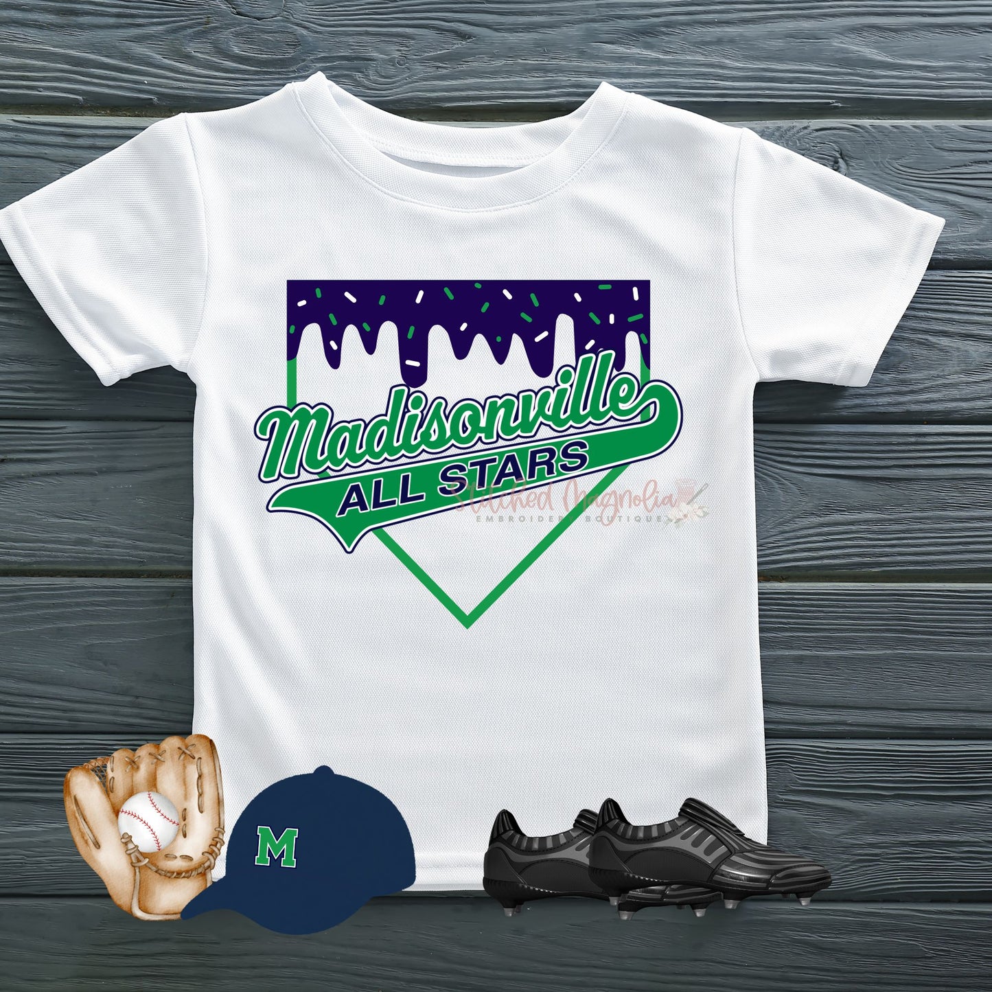 Madisonville All Star LOGO Drip Shirt | Dri Fit Tee