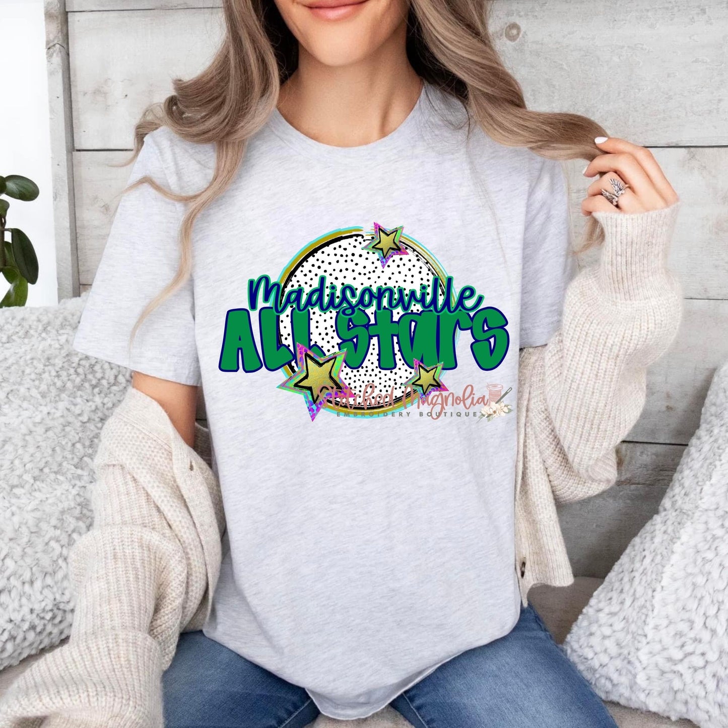 Coquille MYB Madisonville All Stars Preppy Circle Tee | Unisex Fit
