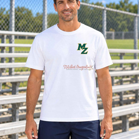 Zephyrs Baseball Tee | Small MZ Chest Graphic