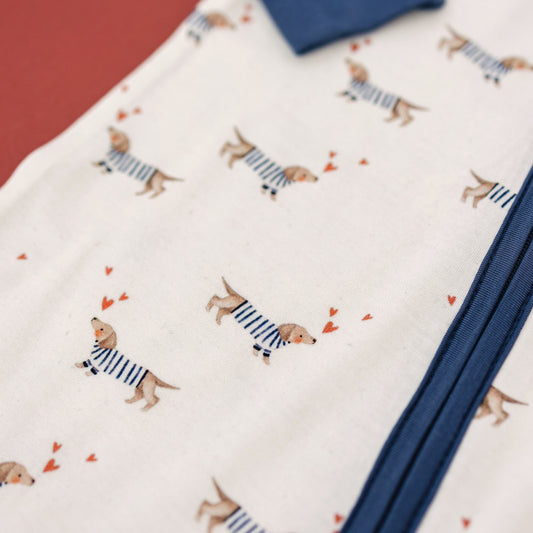Puppy Love Bamboo Zippy Pajamas