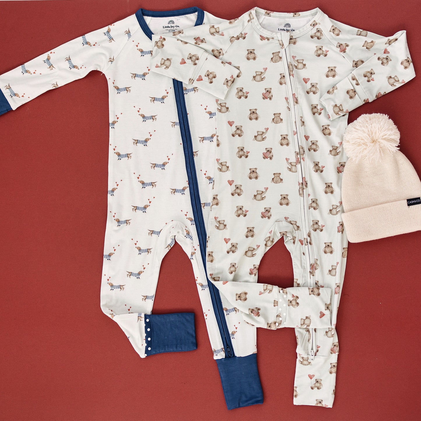 Puppy Love Bamboo Zippy Pajamas