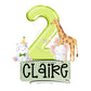 Safari Theme Birthday-2nd Birthday-PNG-Digital File
