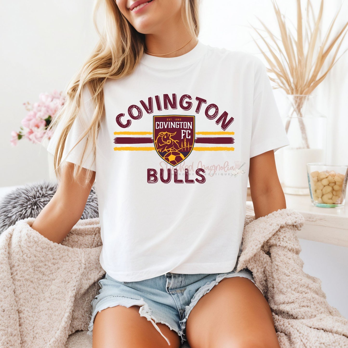 CYSA | Covington FC Bulls Boxy Tee | Covington FC Bulls Unisex Tee