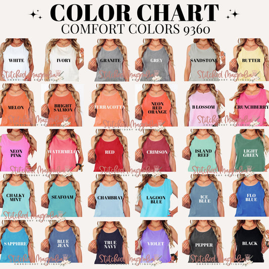 Coquille MYB Madisonville All Stars LOGO Comfort Color Tank |