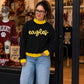 Premium Contrast Mock Neck Sweatshirt – Custom Embroidered | PREORDER