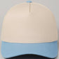 Dibs On The Captain Puff Embroidery Trucker Hat | Two-Tone Cream & Blue