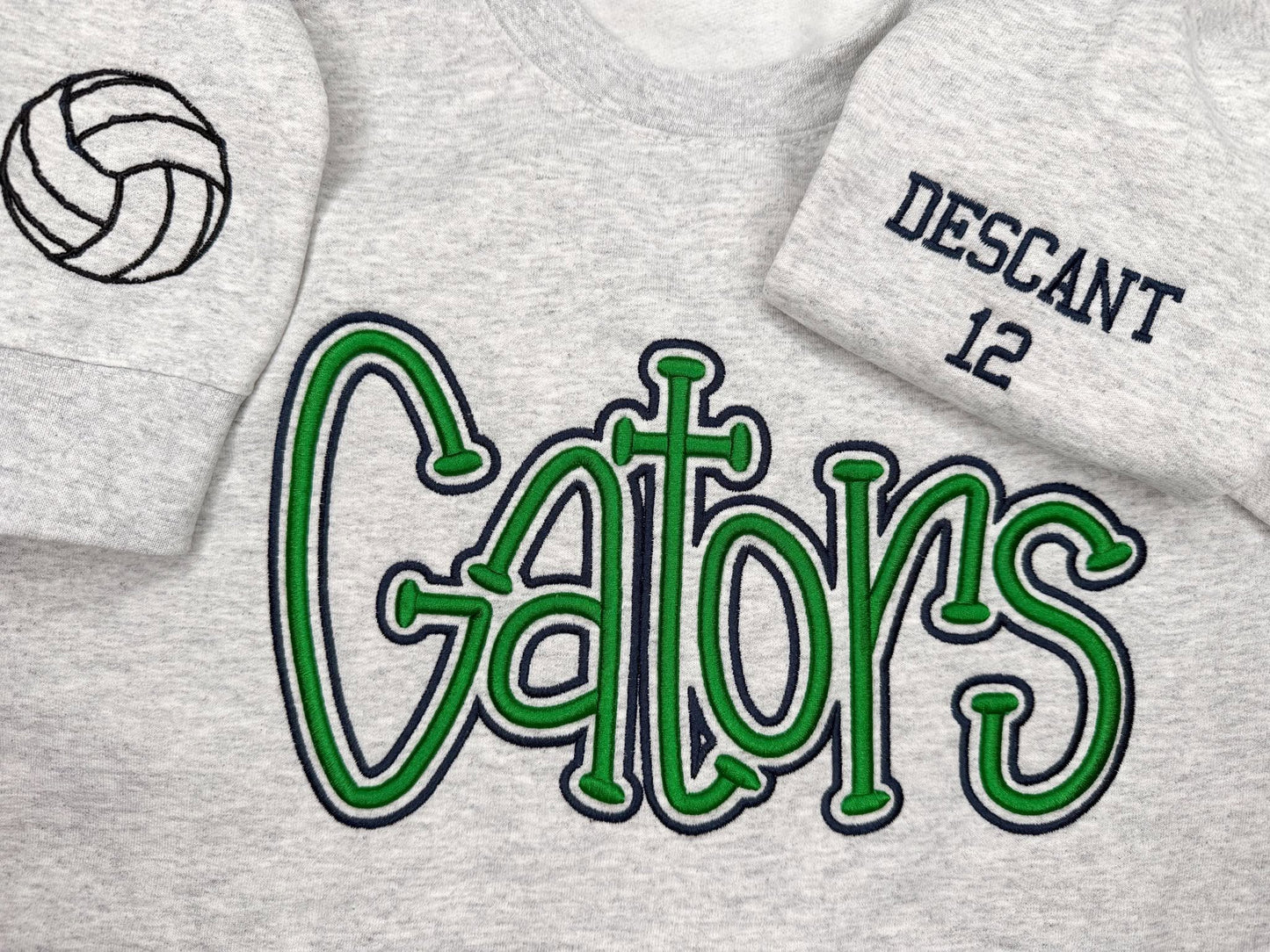 Custom Puff Embroidery Sweatshirt