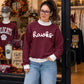Premium Contrast Mock Neck Sweatshirt – Custom Embroidered | PREORDER