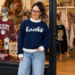 Premium Contrast Mock Neck Sweatshirt – Custom Embroidered | PREORDER
