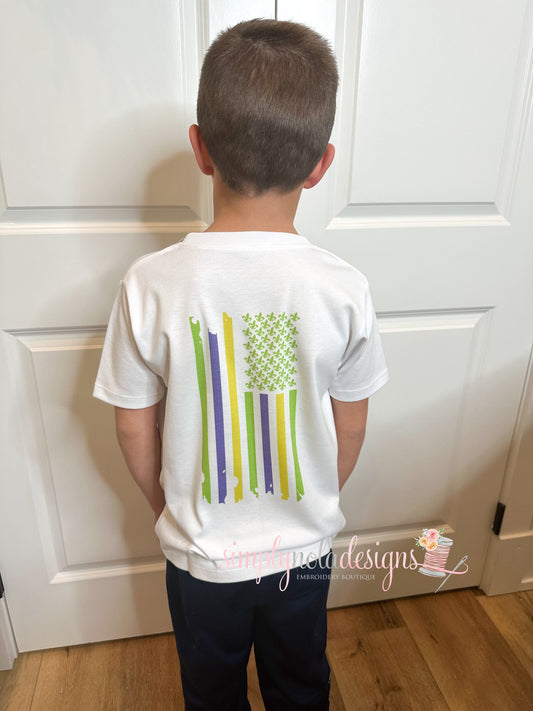 Boys American Flag Mardi Gras Design, Mardi Gras Duck Design, Mardi Gras Sublimation Design, Boys Mardi Gras, Boys Sublimation Design, shirt