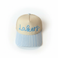 Lakers Seersucker Trucker Hat | Embroidered School Spirit Cap