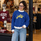 Premium Contrast Mock Neck Sweatshirt – Custom Embroidered | PREORDER